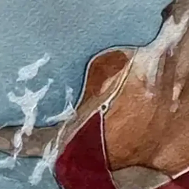 Détail 1, À la surface