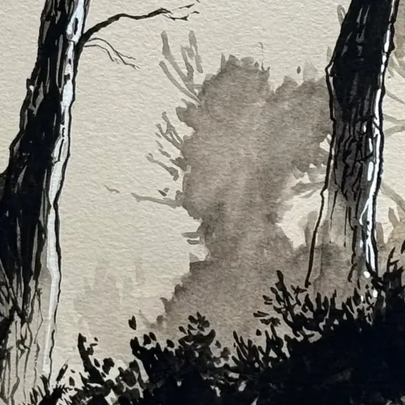 Détail 4, Dans la brume